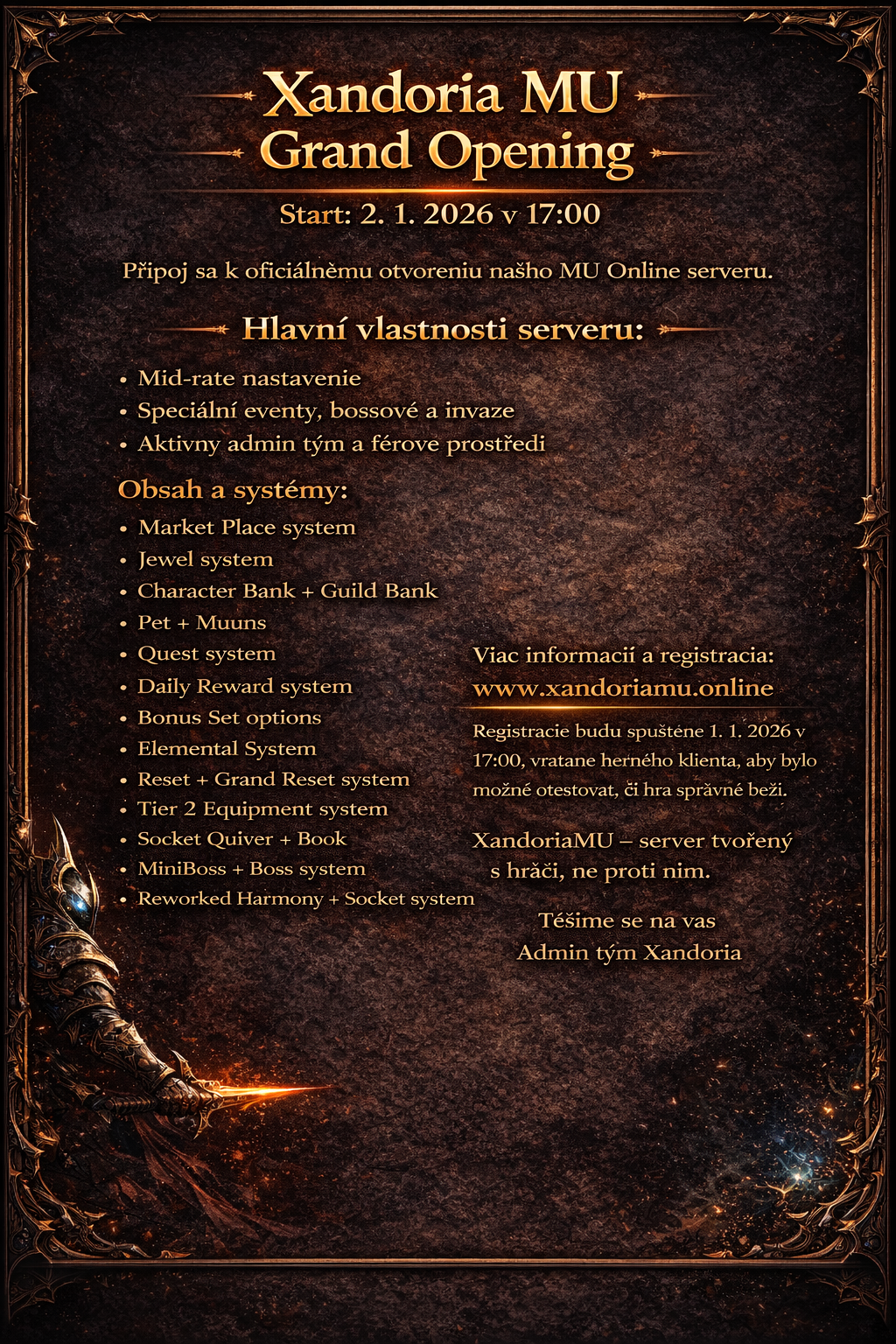 Xandoria MU &ndash; Grand Opening